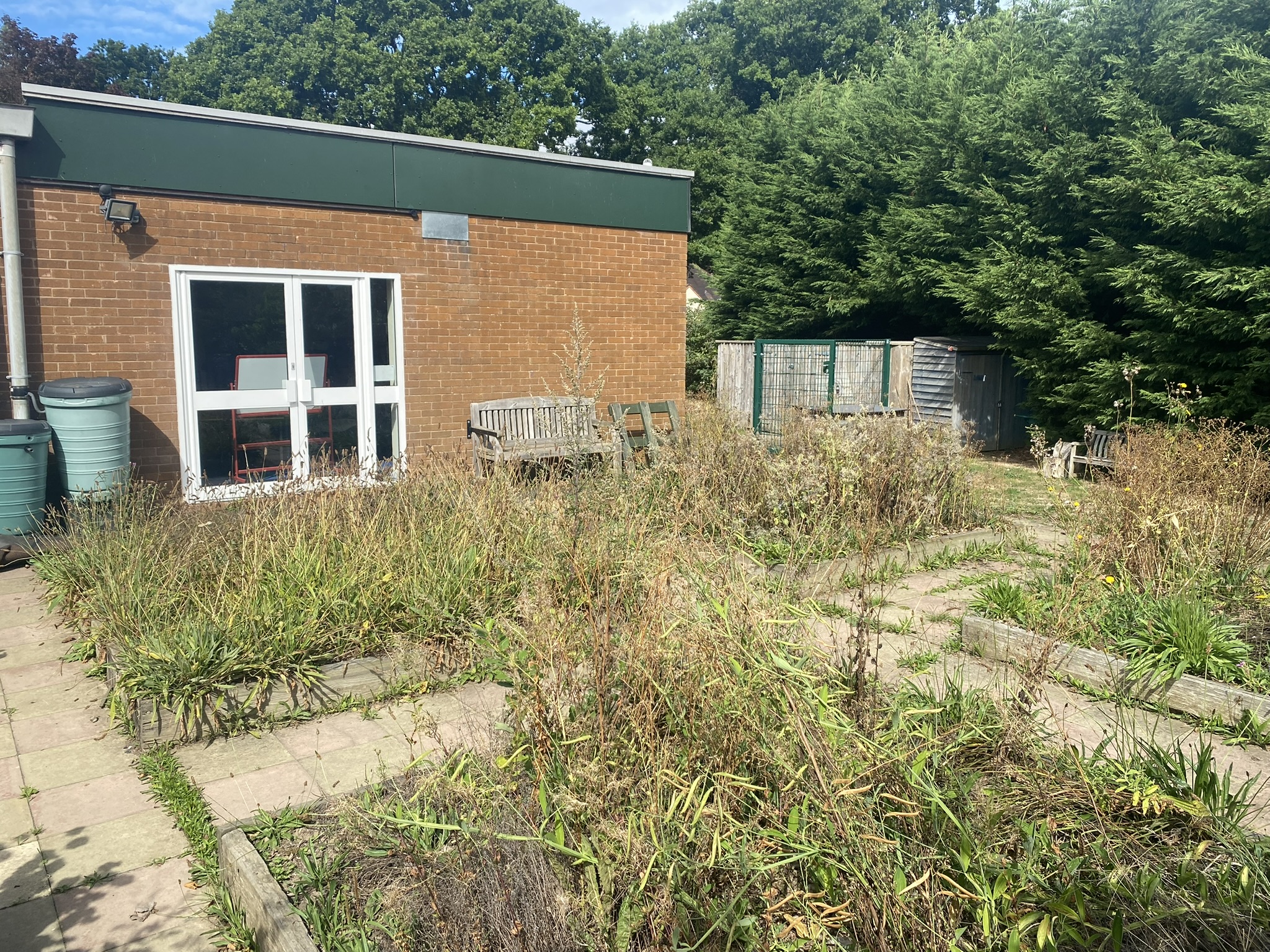 Before - Classroom extension, Longden, Shropshire