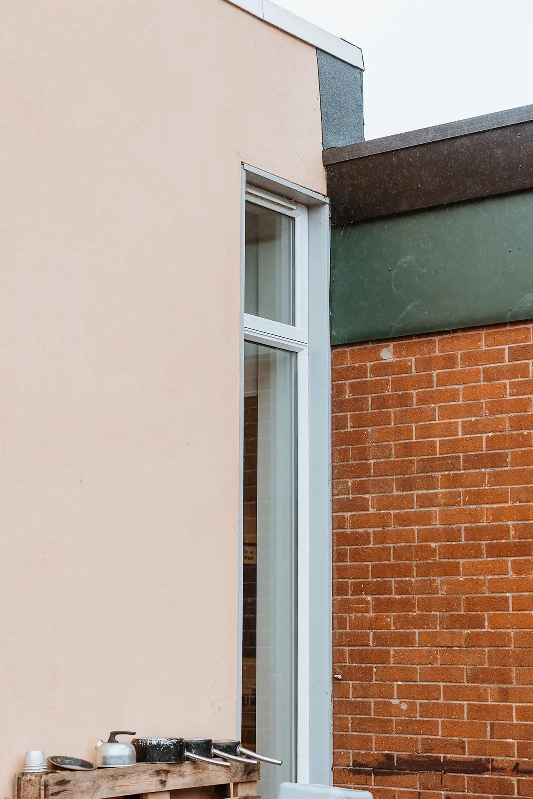 Exterior window detail - Longden school - Classroom extension