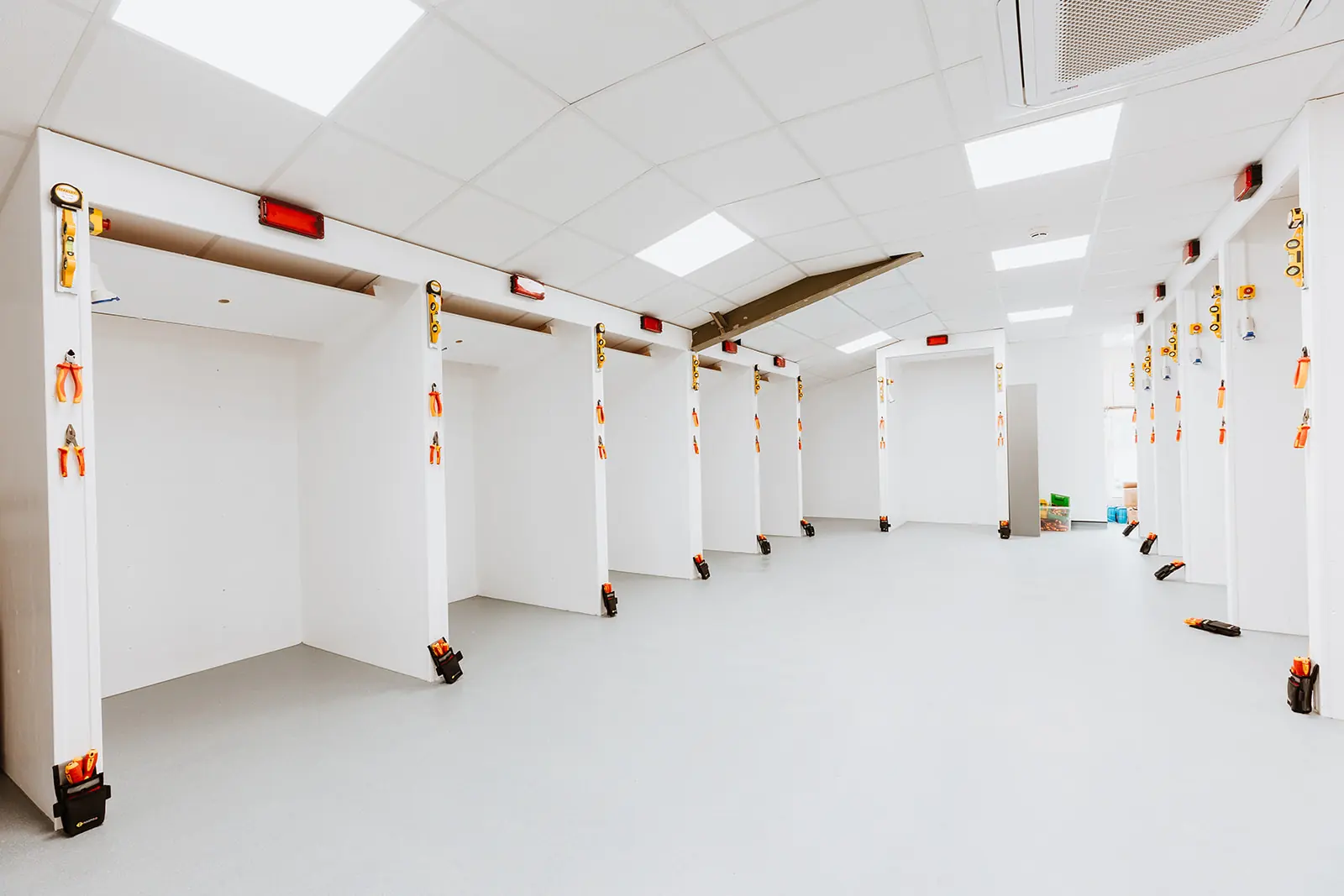 Electrical bays wide - Shrewsbury Colleges Group - Full internal fit out