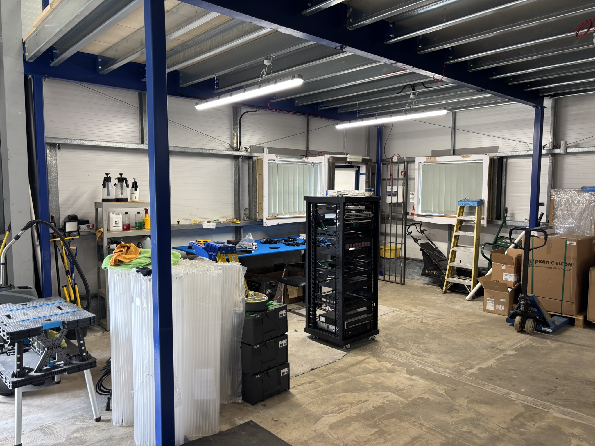 Before - SMC Custom Installs office fit-out, Battlefield, Shrewsbury