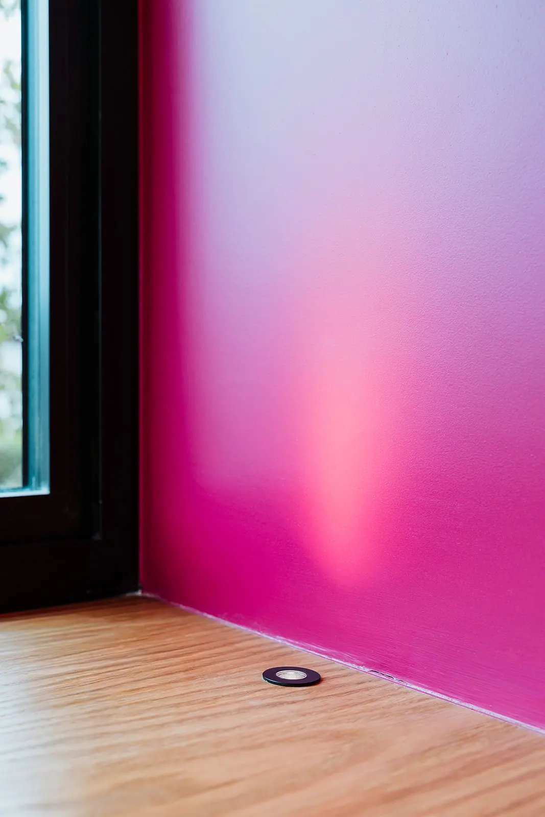Office window sill uplight - SMC Custom installs - Mezzanine offices