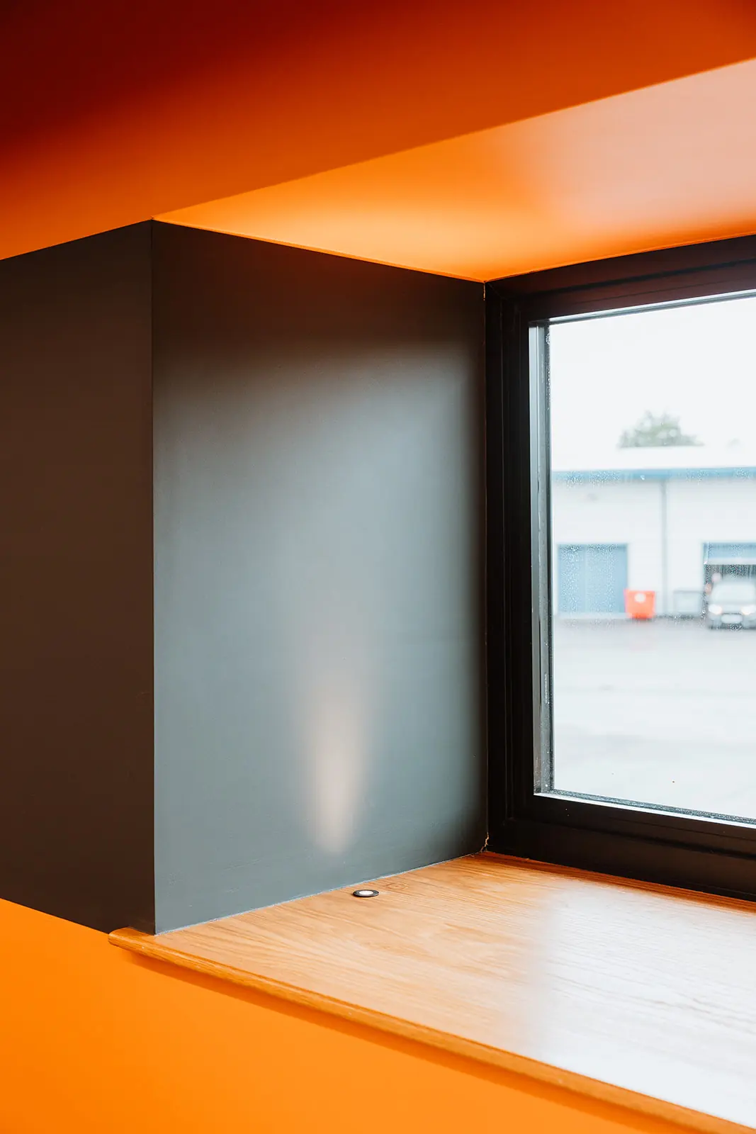 Office window seat - SMC Custom installs - Mezzanine offices