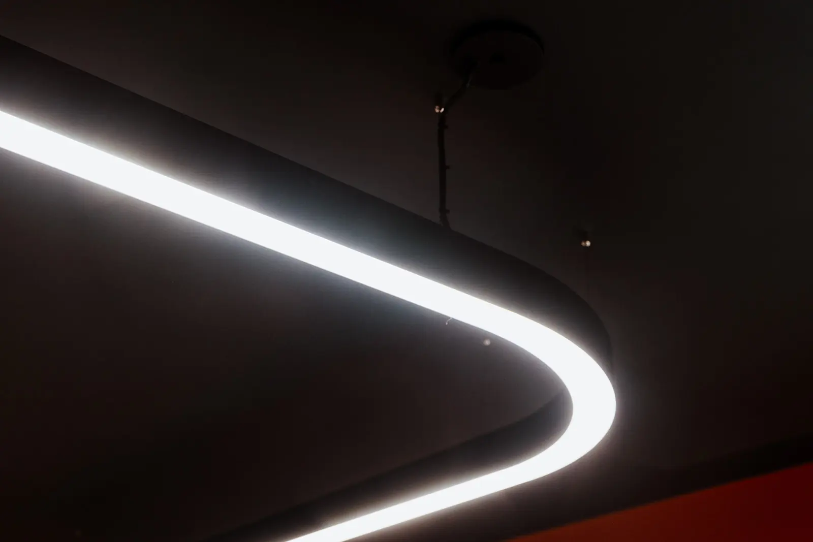 Office light curve detail - SMC Custom installs - Mezzanine offices