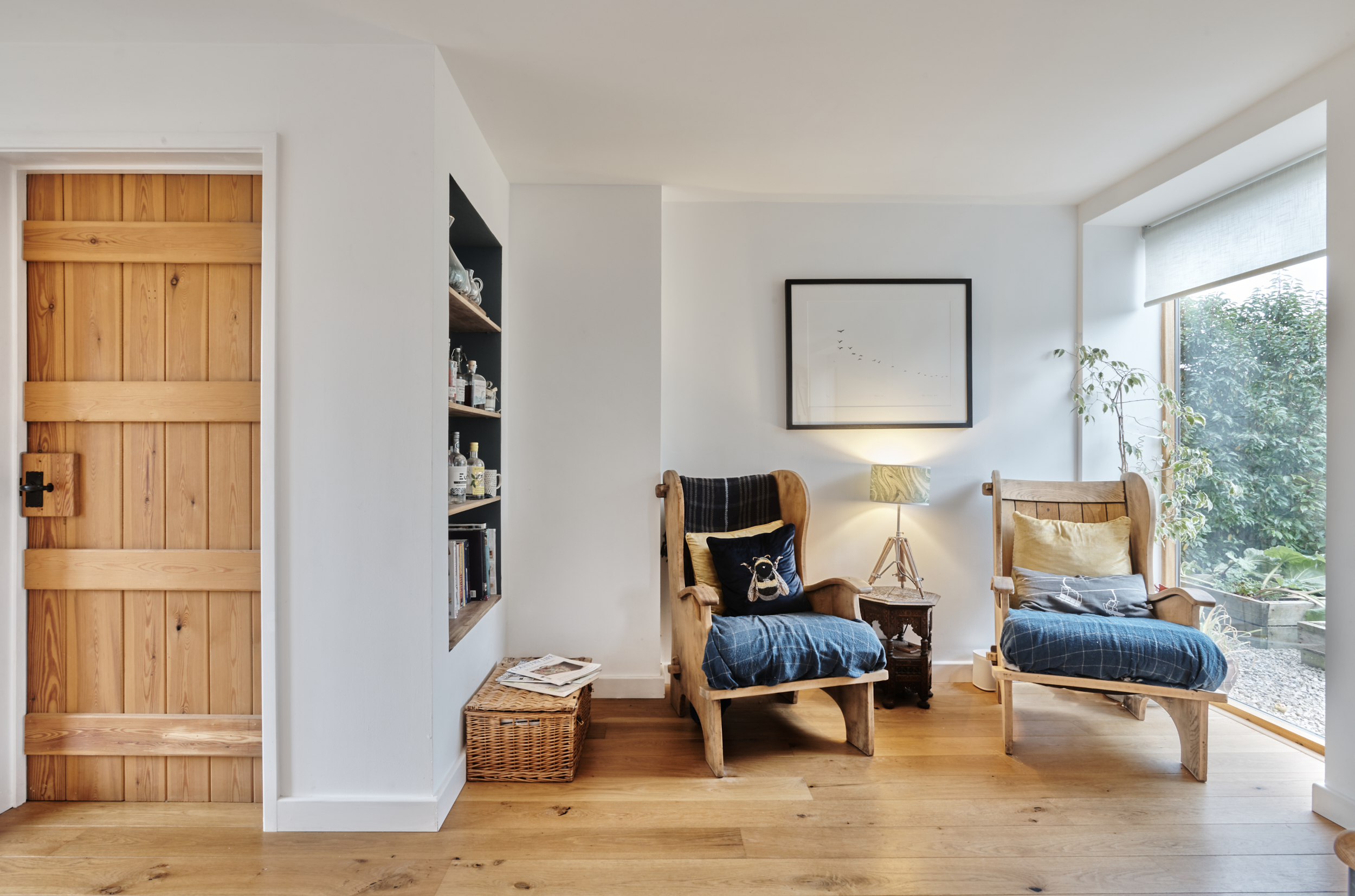 Light-filled bespoke extension with full-height glazing