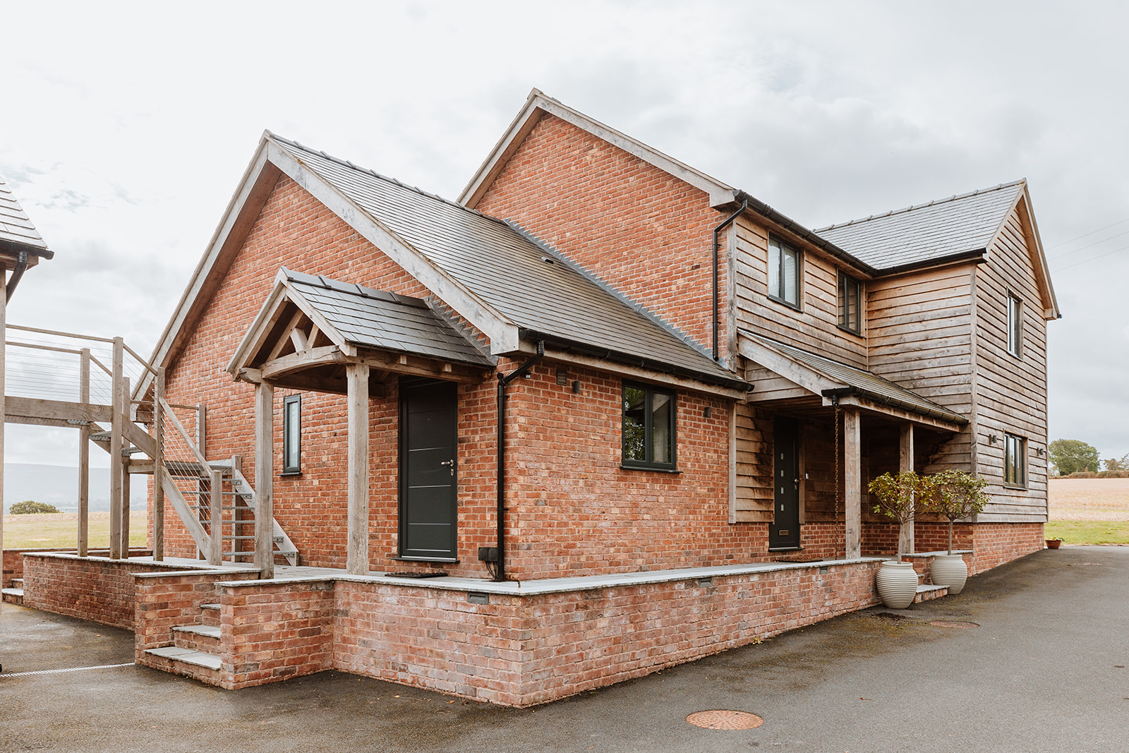 New build home in Shropshire by Huwga Building Co. Ltd