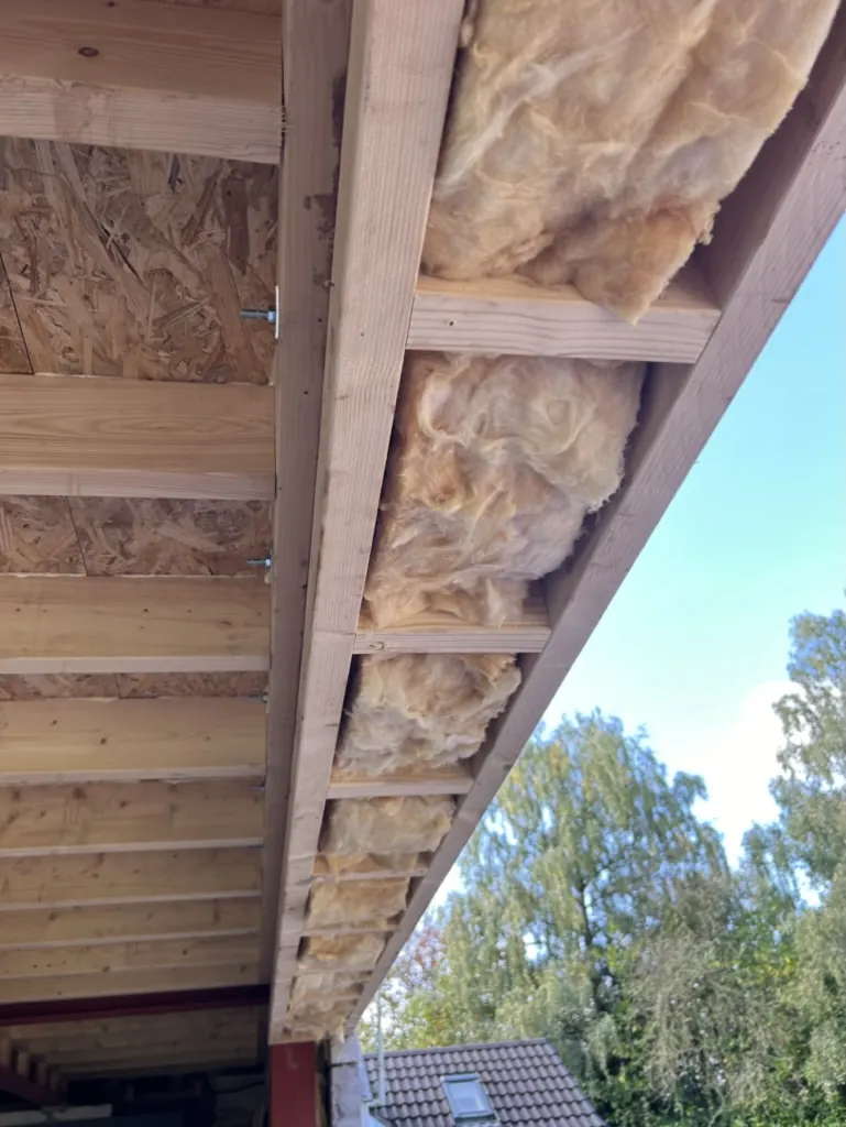 Soffit insulation detail - Kitchen extension - A Kitchen extension in Lyth Hill