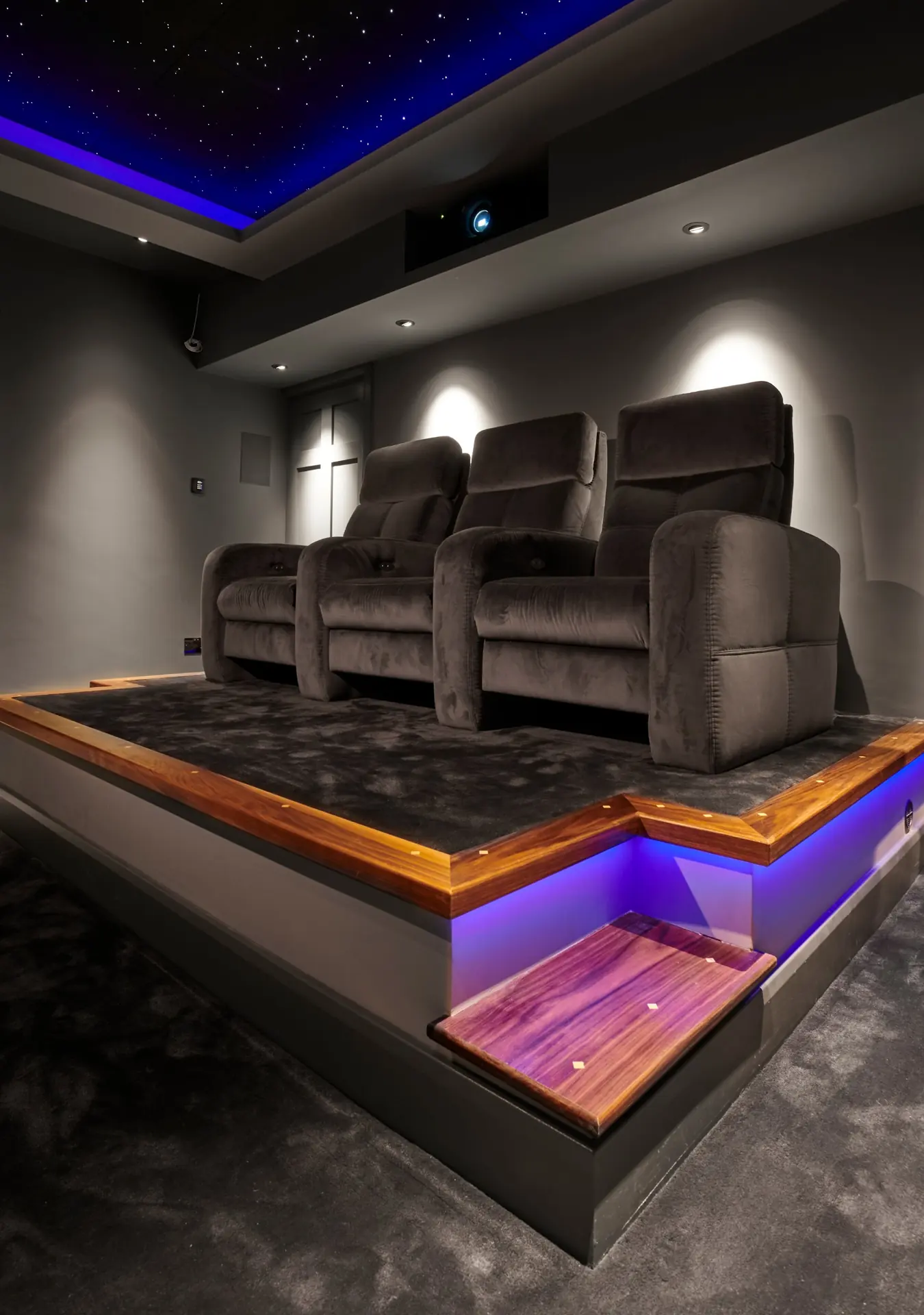 Seating portrait - Cinema Room - Private cinema room in Newport
